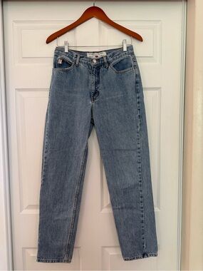 Vintage Guess Jeans 050 High Rise Tapered Mom Jeans Light Wash USA 30